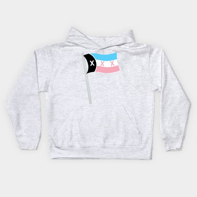 L'Manberg Pride - Transgender Kids Hoodie by WhiteRabbitWeirdo